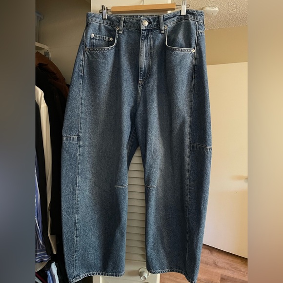 rag & bone Denim - Rag & Bone Charlie Ankle-Length Barrel Jeans - Accord